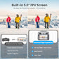 Drone with EIS 4K Camera for Adults, GPS Drone with 5.0" Screen on Controller, 70 Mins Flight, Long Range Transmission, AI Track&Orbit Mode, Follow Me, Auto Return, Lightweight and Foldable RC Drones for Beginner Toy Gifts, Under 249g