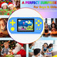 Handheld Games for Kids Rechargeable Preloaded 218 Retro Video Games, Blue | USB Rechargeable 3.0" HD Screen, Portable Kids Travel Toys, Mini Gaming Player Xmas Birthday Gifts for Boys Girls Ages 4-13