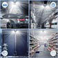 LED Garage Lights Bulb 2 Pack 180W 18000LM 6500K Led Shop Light with 6 Plus 1 Deformable Panels Basement Barn Ceiling Lights for E26/E27