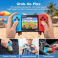 Handheld Games for Kids with 3.5" IPS Large Screen Built-in 216 Retro Video Games Portable Gaming Player with Rechargeable Battery Mini Arcade Electronic Toy Gifts for Boys Girls (Blue+Red)