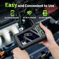 Endoscope Camera with Light, 4.3" Inspection Camera, 1920P HD Borescope with 8 LED Lights, IP67 Waterproof Snake Sewer Tools, 16.4ft Semi-Rigid Drain Endoscope Cool Gadget (Green)