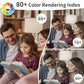 GU24 LED Light Bulb,60 Watt Equivalent Daylight White 5000K,Non-Dimmable,Efficient 9W,800 Lumens Twist and Lock 2 Prong Light Bulbs,15000 Hours,Ideal for Kitchen,Living Room,Bedroom, 4-Packs