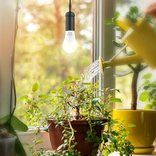 2 Pack LED Grow Light Bulbs A19 – Full Spectrum 9W E26 for Indoor Plants
