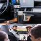 Peastrex Cup Holder Tablet Mount, Ipad Cup Holder Car Mount with Adjustable Arm for Tablet iPhone 3-11in iPad Pro Air Mini, Fire, iPhone 15, Galaxy S24 Z Fold 5