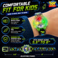 Disney Pixar Toy Story 4 Buzz Lightyear Kids Flashing LCD Watch with Colorful Light-Up Dial, Durable Case, Space-Themed Strap – Perfect for Ages 4+ Boys and Girls – Fits Wrists 5.5" to 8"
