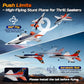 DEERC F-16 Style RC Airplane (X-62A Vista), 4-Channel Remote Control Jet with 6-axis Gyro Stabilizer EPP RTF Hobby Glider Aircraft Plane Easy to Fly for Adults Boys