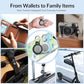 Air Tracker Tag - 2 Pack [Apple MFi Certified] Bluetooth Trackers Works with Apple Find My (iOS Only) - IP67 Waterproof Item Finders | Track Keys, Wallet, Luggage, Backpack