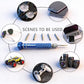 5-in-1 Multifunctional Small Screwdriver, PTSLKHN S2 Steel Magnetic Screwdriver Kit for Eyeglass, Sunglasses, Electronics, Cellphone, Jewelry and More