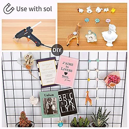 MIN CI 100 Pcs Strong Round Small Rare Earth Magnets, Mini Refrigerator Neodymium Magnets Disc for Whiteboard Locker Fridge DIY Crafts Dry Erase Board Cabinets