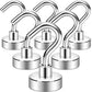 Neosmuk Magnetic Hooks, Cruise Ship Essentials, 30lb+ Heavy Duty Magnetic Hooks for Cruise Cabins, Refrigerator, Grill, Hanging, and Travel | Extra Strong Must-Haves Magnet Hook