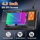 Dual-Lens Endoscope with Light, Endoscope Camera with Light with 4.3" IPS Screen,1920P HD with 8 LED Lights,16.4ft Semi-Rigid Cable and Back LED Light,IP67 Waterproof Endoscope Cool Gadgets for Men
