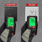 KAIWEETS GFCI Outlet Tester with LCD Display, 3-Prong Receptacle Wiring Detector, Voltage Socket Checker, Auto Hold, Electrical Diagnostic Tool for 120V AC Home Outlets