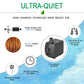 Knifel Submersible Pump 150GPH (550 L/H 9.5W) Ultra Quiet with Over Heating Protection 4ft High Lift for Fountains, Hydroponics, Ponds, Aquariums & More
