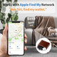 Wallet Tracker Card, Apple Find My Compatible (iOS Only), Slim Smart Bluetooth Tracker, Rechargeable Item Locator for Keys & Luggage, IP68 Waterproof, Gift for Men & Women