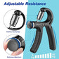 AIXPI Grip Strength Trainer, Hand Grip Exerciser Strengthener with Adjustable Resistance 11-132 Lbs (5-60kg), Forearm Strengthener, Hand Exerciser for Muscle Building and Injury Recover 1 PACK