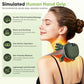 Shoulder and Neck Massager, Bionic Heated Massager, Neck Massager with Fingers, 4D Kneading Massage, Simulates a Real Palm Massage for Comfort, Relax Muscle Tension (Green)
