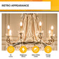 Hizashi 90+CRI Candelabra LED Light Bulbs 60 Watt, 2700K Warm White, E12 LED Bulb Dimmable, B11 Chandelier Light Bulbs, 6W, 550LM, Candle Light Bulbs, UL Listed, 12 Pack