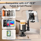 Tablet Holder for Car, 3 in 1 Cup Holder ipad Car Mount with Expander, Adjustable Base and Long Arm with 360°Rotation Phone ipad Holder Compatible for 4-12.9‘’ Tablet, All Smartphones and Most Bottles