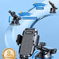 Rorhxia 3-in-1 Phone Mount for Car [2025 Most Stable and Flexible Suction Cup] Vent Dashboard Windshield Cell Phone Holder Car Fit for iPhone, Samsung, All Phone