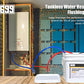 Tankless Water Heater Flushing Kit Includes 1/6HP Submersible Sump Pump with Two Adapters & 3 Gallons Pail with Bucket Lid Opener & Two 1/2” Dia X 6’ PVC Hoses with Washers