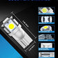 Marsauto 194 LED Bulb 6000K White 168 T10 2825 W5W 5SMD Replacement Bulbs for Car Dome Map Door Courtesy Side Marker Reading Glove Box License Plate Lights (Pack of 10)(Clear Lens Side Marker)