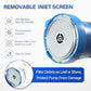 FOTING 1/2HP Submersible Water Pump with Stainless Steel Base - Removes Water to 0.04" Depth, 2450GPH Portable Sump Pump for Puddles, Pools, Boats, Gardens & Ponds - 10Ft Cord Included