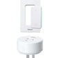 Remote Control Outlet Plug Switch, Buckle Design & Removable Wireless Light Switch, No Wiring Needed, 300 ft, 15A/1500W, Programmable, for Household Appliances