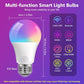DAYBETTER Smart Light Bulbs, RGBCW Color Changing Smart Bulb Compatible with Alexa & Google Home,Preset Scene, Music Sync, A19 E26 2.4G WiFi Bluetooth Dimmable LED Bulbs, 60W Equivalent, 800LM, 6 Pack
