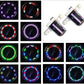 Bike Wheel Lights (2 Pack) - Waterproof LED Bicycle Spoke Tire Lights - Great Gift for Kids Adults - 30 Different Patterns Change - Bike Accessories - Black