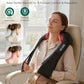 Snailax Shiatsu Neck and Shoulder Massager - Back Massager with Heat, Deep Kneading Electric Massage Pillow for Neck, Back, Shoulder,Foot,Body