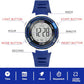 DTKID Digital Kids Watch 30 M Waterproof, 7 Color Lights Time Teaching Watch Easy to Read for Girls Boys 5-16