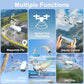 2K Drone with Camera for Adults & Beginners, Foldable FPV Mini Drone with Brushless Motor, 36 Min Flight Time, 2 Batteries, One-Key Takeoff/Landing, Gesture Selfie, Carrying Case