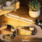 Tubular Light Bulb 7.3 Inch Dimmable T10 LED Bulb E26 6W 60 Watts Edison Bulbs 2700K Solf White,185mm Long for Wall Sconces, Pendant, Livingroom, 4-Pack
