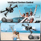 Drone with Camera 1080P HD,Mini Drone for Beginners Kids Adults,Foldable RC Quadcopter with Stable Hover,Trajectory Flight,One Key Take Off/Land,2 Batteries,Toys for Boys and Girls (Black)