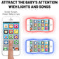 Toy Learning Play Cell Phone with 8 Functions and Dazzling Lights Interactive Toy for Toddler Baby Kids Boys Girls