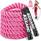 Jump Rope, Weighted Jump Rope for Women, Heavy Jump Ropes for Fitness, Home Gym Exercise Equipment, Adult Skipping Rope for Improve Strength, Weight Loss, Boxing Training,Total Body Workout Equipment
