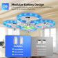 Mini Drone for Kids Beginners, RC Quadcopter Drone with Colorful Light, One Key Start, Altitude Hold, Headless Mode, 3D Flips, Indoor RC Helicopter Toy for Boys and Girls