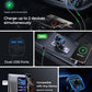 LENCENT FM Transmitter, Bluetooth FM Transmitter Wireless Radio Adapter Car Kit with Dual USB Charging, Audio Receiver Car Charger MP3 Player, Support Hands-Free Calling, TF Card & USB Disk