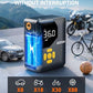 AstroAI L7 Mini Tire Inflator Portable Air Compressor,150 PSI Cordless Car Tires Air Pump with LED Lights&Pressure Gauge,Auto Shut-Off - Tire Pump for Auto,Motorcycle, Bicycle, Ball Yellow