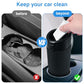 Car Trash Can Bin with Lid, 2 Packs Mini Leakproof Garbage Can for Vehicle, Cup Holder Trash Can, Small Trash Bin for Cars, Home, Bedroom, Office(Black)