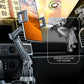 eSamcore Tablet Holder for Car, for iPad Stand Cup Holder Car Mount with 1.57" Depth Large Clamp 15" Height Adjustable Tab Mount Holder for 6"-12.9" Cell Phone iPhone Travel iPad Accessories
