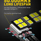 AUXITO 194 LED Bulb 6000K White 168 2825 W5W T10 Wedge 14-SMD Interior Car Bulbs Replacement for Dome Map Door Courtesy Trunk License Plate Parking Lights, 10 PCS