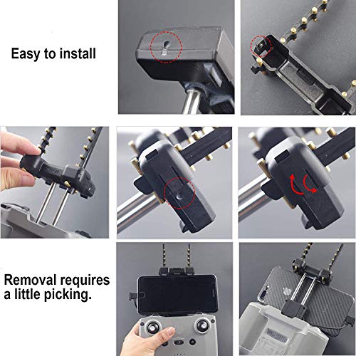 Skyreat Antenna Range Extender Yagi-UDA 5.8Ghz Signal Boosters for DJI Neo/Mini 5 Pro/ 4K | 3 Pro | Mavic Air 2 Drone RC-N1 / RCN2 /RCN3 Conrtoller Accessories