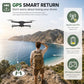 Holy Stone HS175D GPS Drone with 4K Camera for Adults, Under 249g, Foldable RC Quadcopter with Auto Return, 46 Mins Long Flight, Follow Me, Brushless Motor, Circle Fly, Waypoint Fly, Altitude Hold
