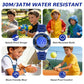 DTKID Digital Kids Watch 30 M Waterproof, 7 Color Lights Time Teaching Watch Easy to Read for Girls Boys 5-16