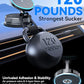 15W MagSafe Car Mount Charger, Magnetic Wireless Car Charger with Vacuum Suction Cup & Nano Adhesive Base, 360° Rotatable Strong Hold Car Phone Mount for iPhone 17 16 15 14 13 12 Series, Samsung S26