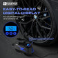 FADAKWALT Tire Inflator Portable Air Compressor, DC 12V Tire Air Pump with LED and 150PSI Digital Pressure Gauge, Portable Tire Inflator for Car Tires, Motorcycles, Bike, Ball (Blue)