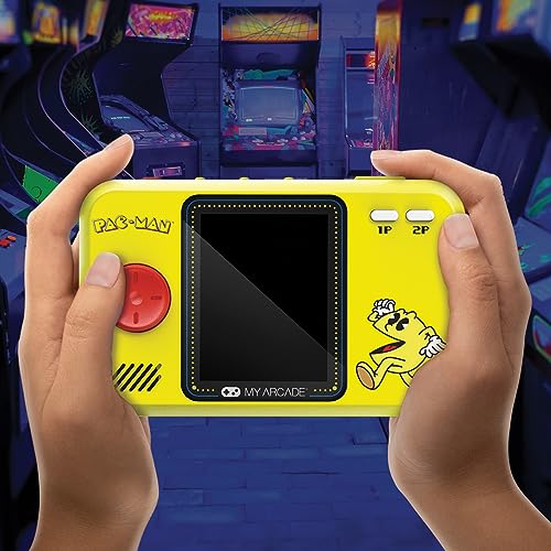 My Arcade Pac-Man Pocket Player Pro: 2.75" Color Display, Retro Gaming Consoles, Arcade Classics, Family Game Night, Retro Mini