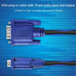 PASOW VGA to VGA Monitor Cable HD15 Male to Male for TV Computer Projector (3 Feet)