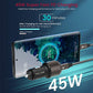 VELOGK Super Fast Type C Car Charger [73W Turbo], Fast Adaptive 55W 45W PPS/PD&QC3.0 USB C Car Adapter[Super Fast Charging 2.0]for Samsung S26 Ultra/S25 Ultra/S24 Ultra/S23 Ultra/S22+,iPad Pro,Macbook